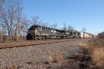 NS train 25P heading west